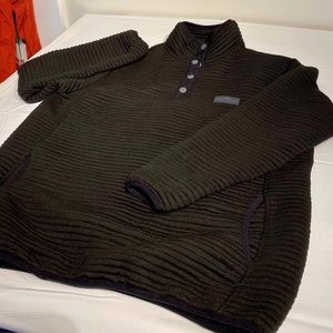 SIMPLY SOUTHERN Ribbed Pull Over Sweater Black L